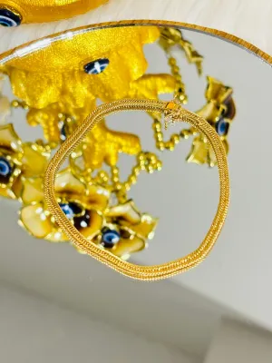 18K Gold Japan Style Triple Lock Bracelet