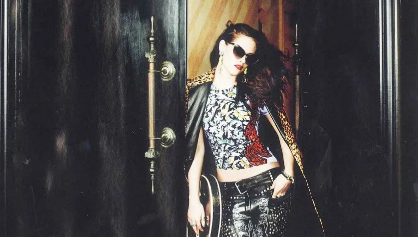 Agent Provocateur by Linda Farrow - Gold and Black Cat Eye Sunglasses