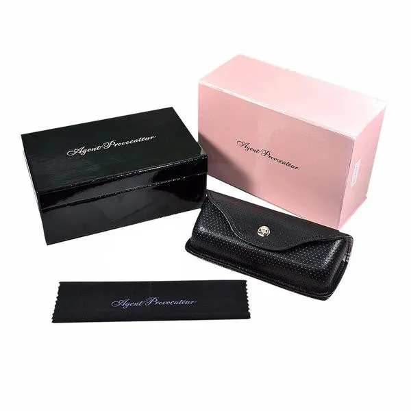 Agent Provocateur by Linda Farrow - Gold and Black Cat Eye Sunglasses