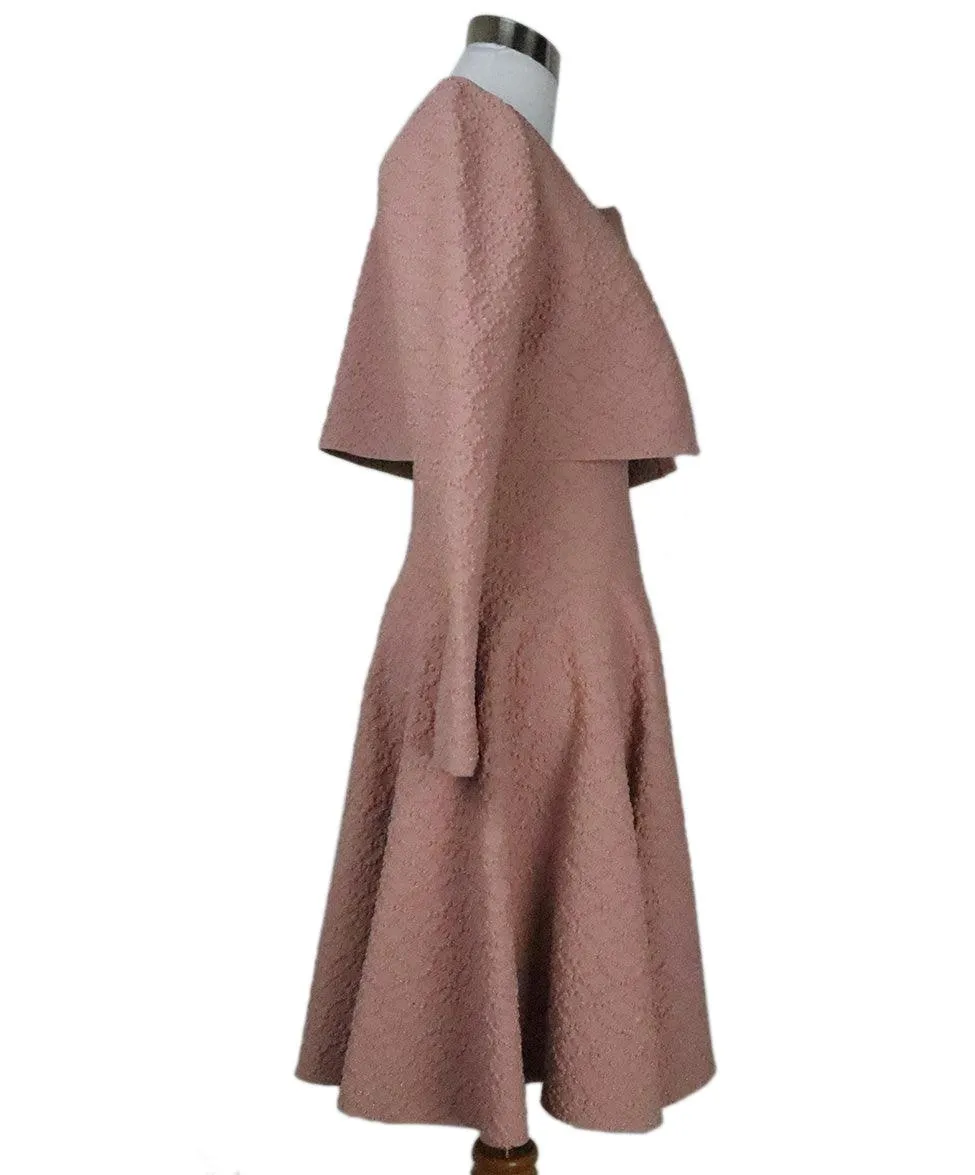Alaia Mauve & Gold Textured Dress Set sz 4