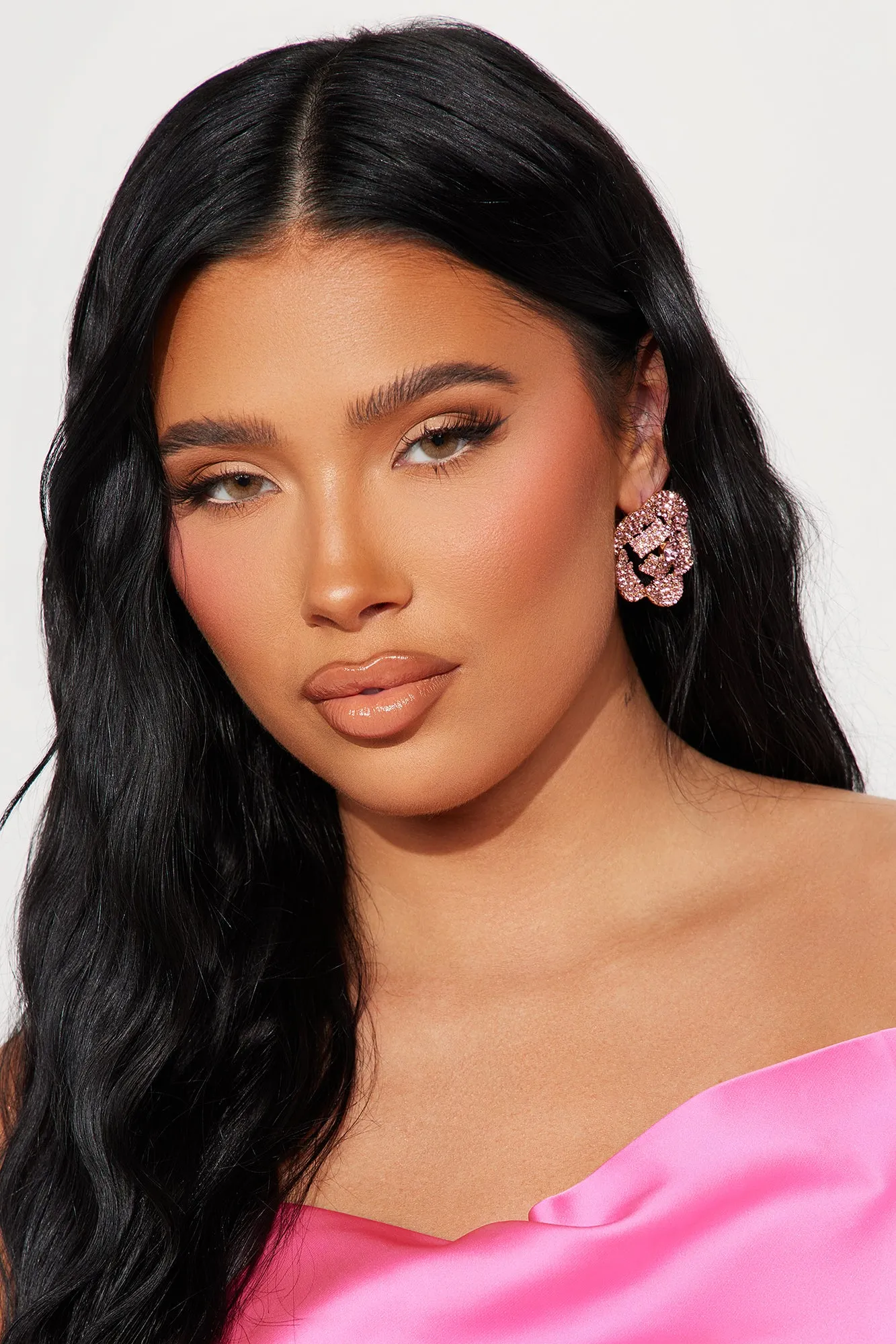 All I Need Stud Earrings - Pink