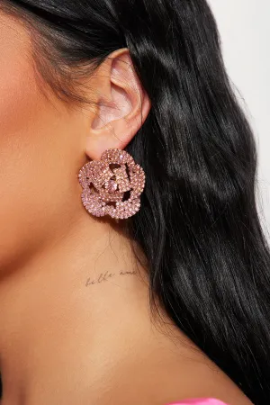 All I Need Stud Earrings - Pink