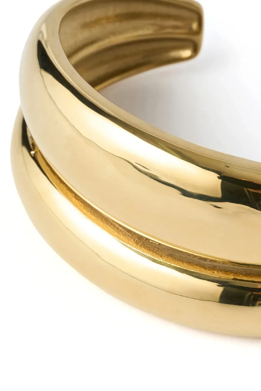 ARMS OF EVE KATHERINE GOLD CUFF - GOLD PLATED