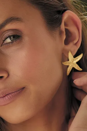 ARMS OF EVE SIESTA GOLD EARRINGS - GOLD PLATED