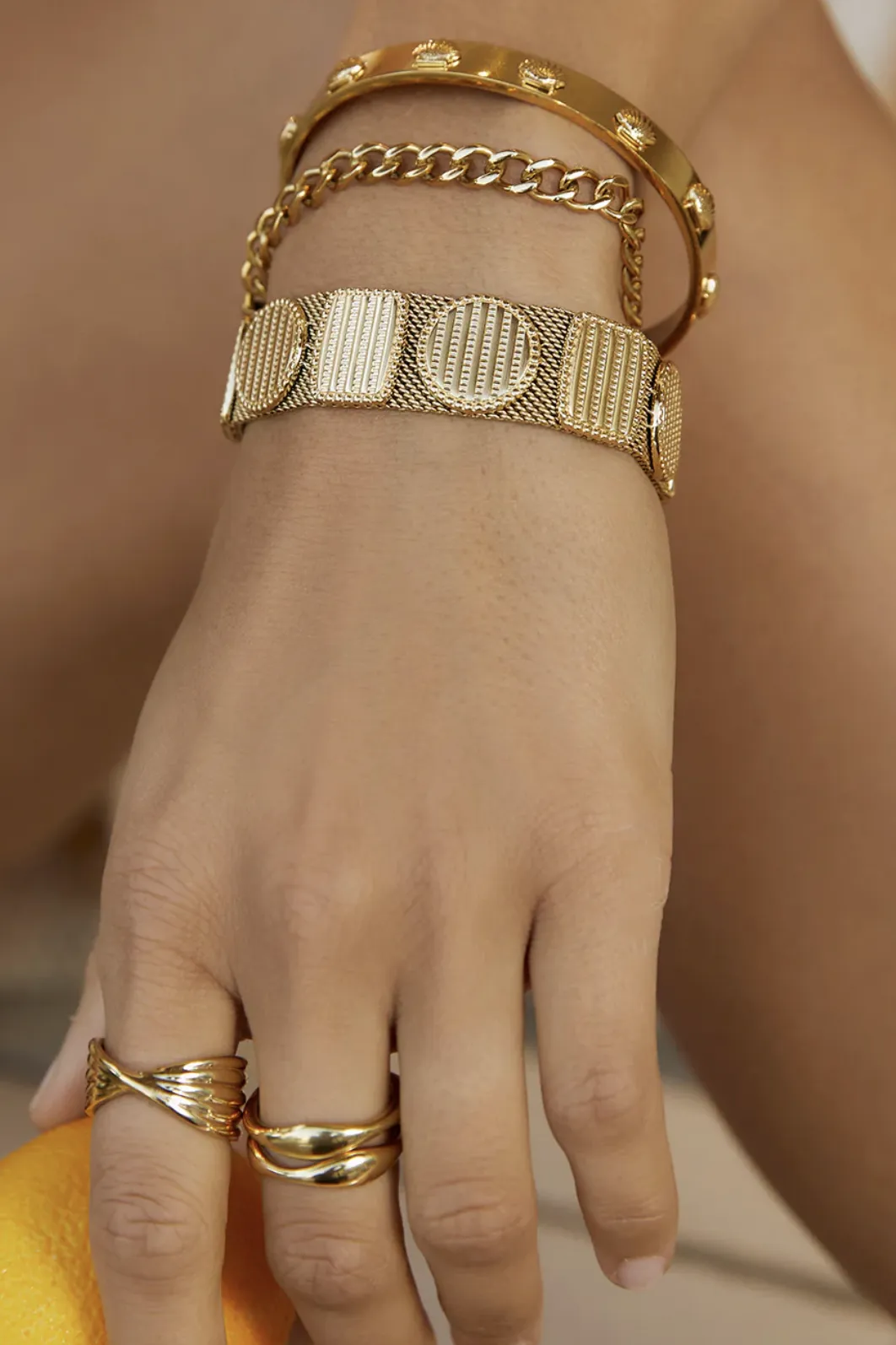 ARMS OF EVE VENUS GOLD CUFF - GOLD PLATED