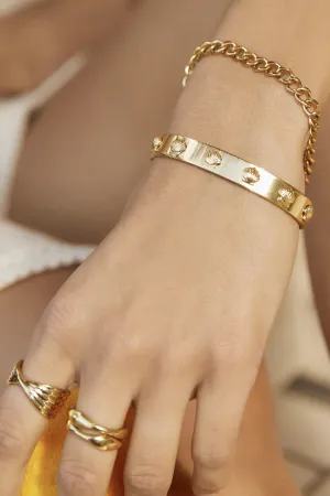 ARMS OF EVE VENUS GOLD CUFF - GOLD PLATED