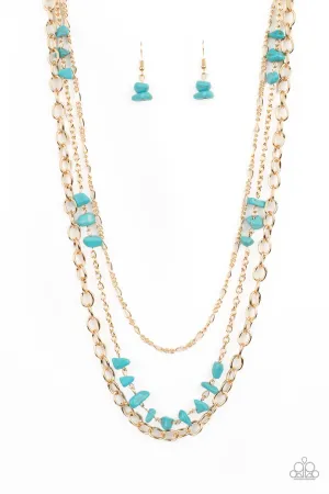 Artisanal Abundance - Gold Necklace