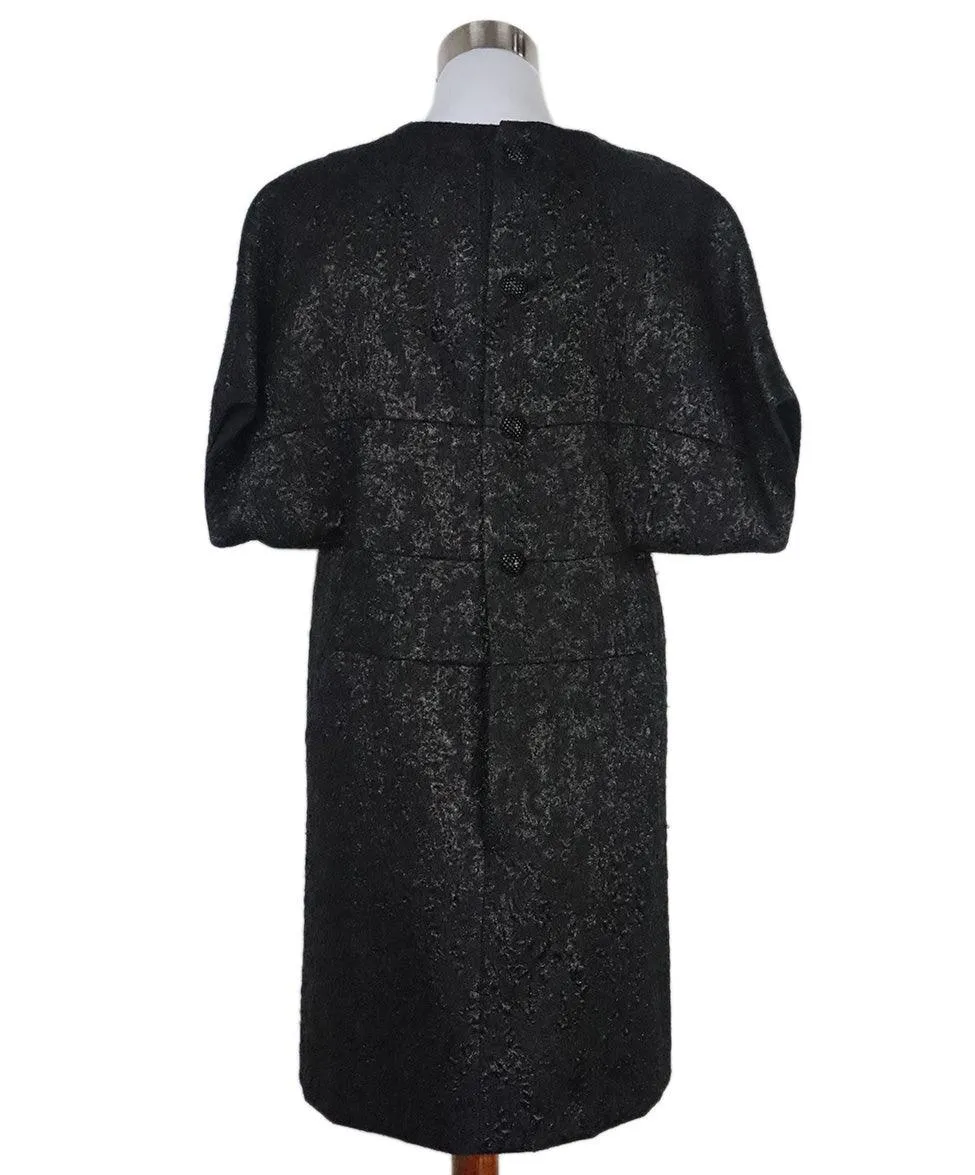 Balenciaga Black Lurex Dress sz 8