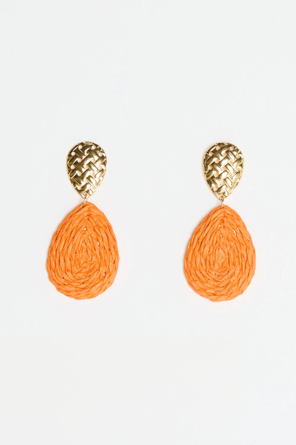 Barina Earrings - Orange