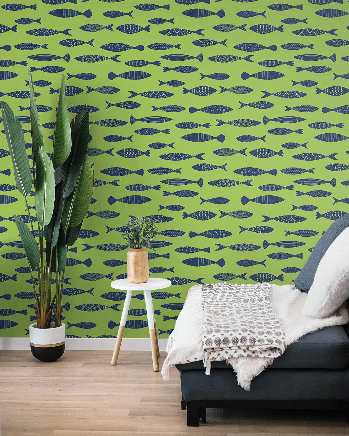 Bay Fish Wallpaper in Buckingham Green