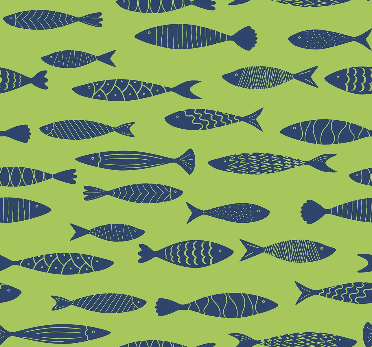 Bay Fish Wallpaper in Buckingham Green