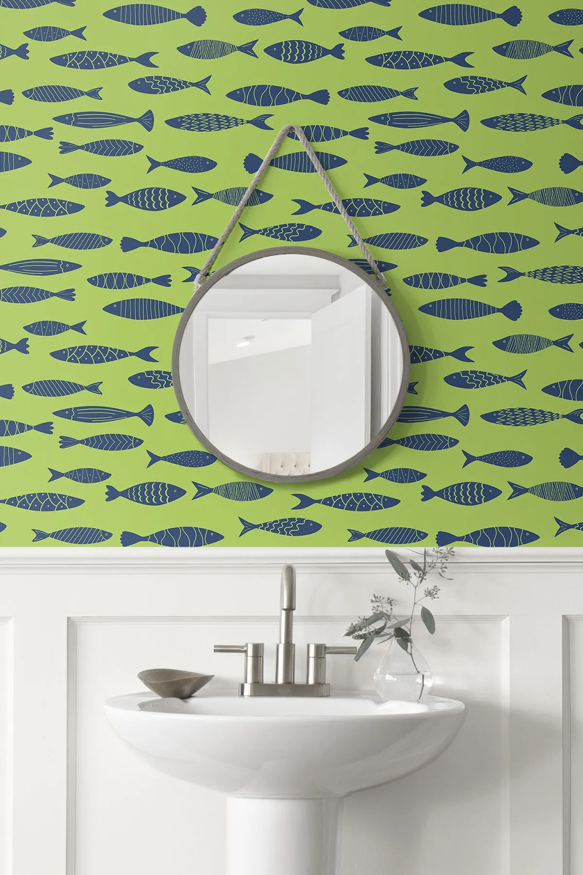 Bay Fish Wallpaper in Buckingham Green
