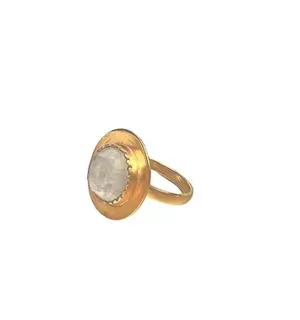 Bloom Moonstone ring