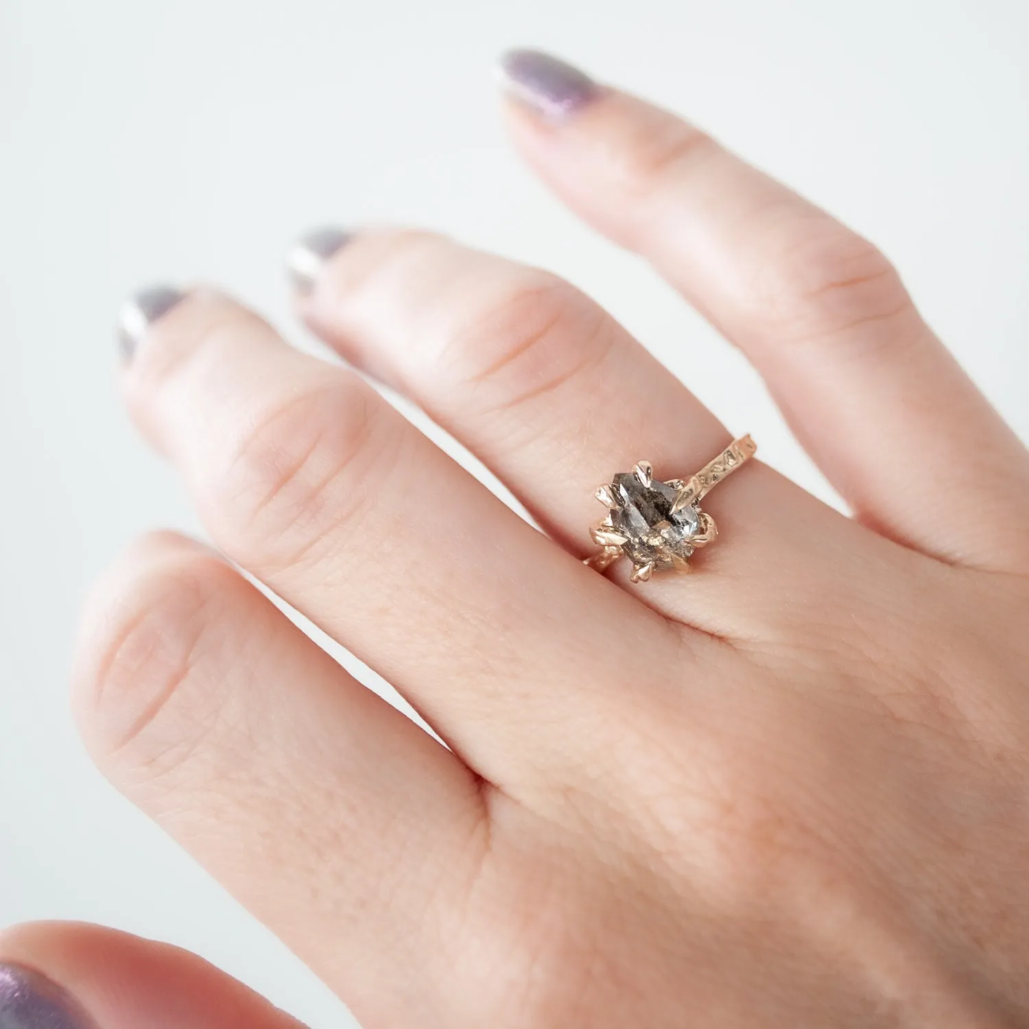 Brown Sugar Stingray Claw Ring