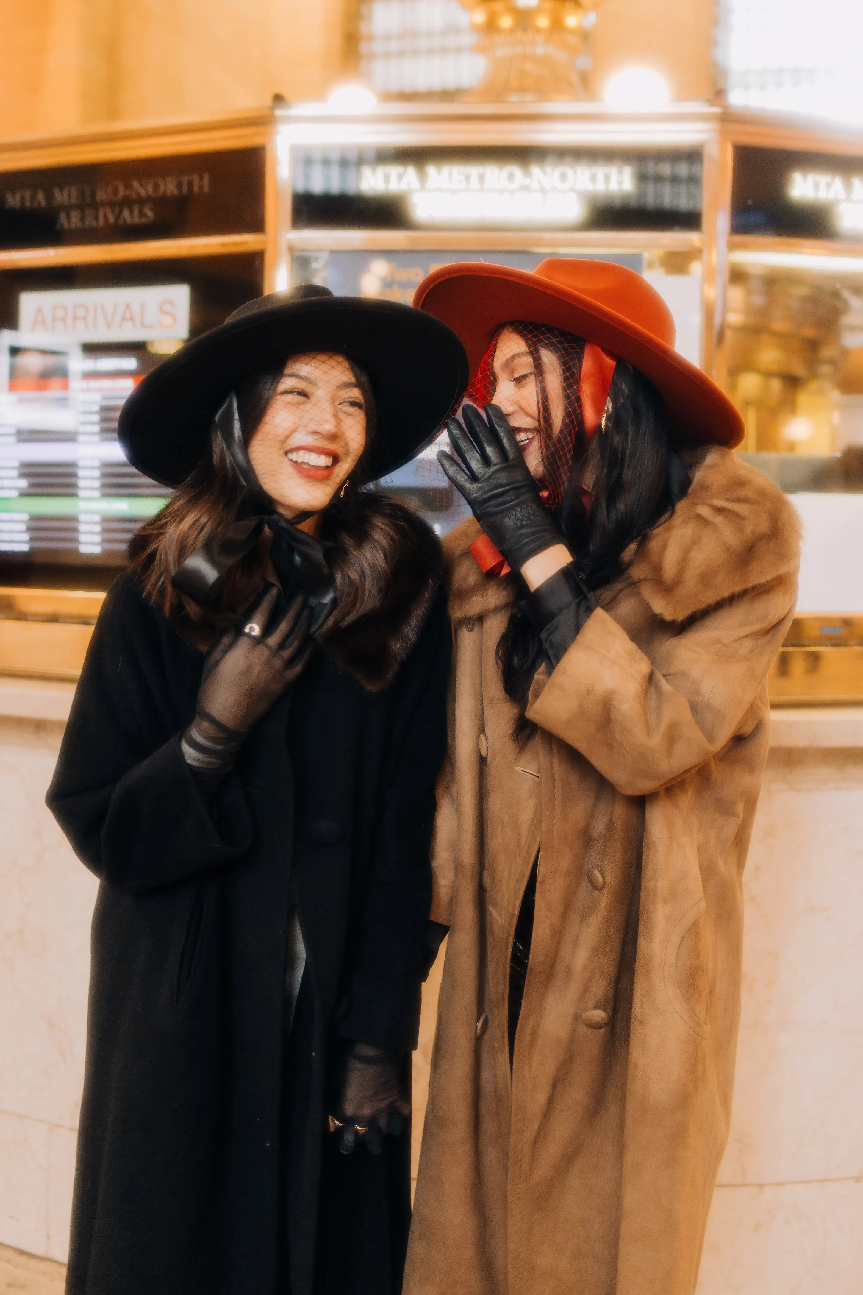 Burnt Orange | Lively Ghosts Veiled Hat