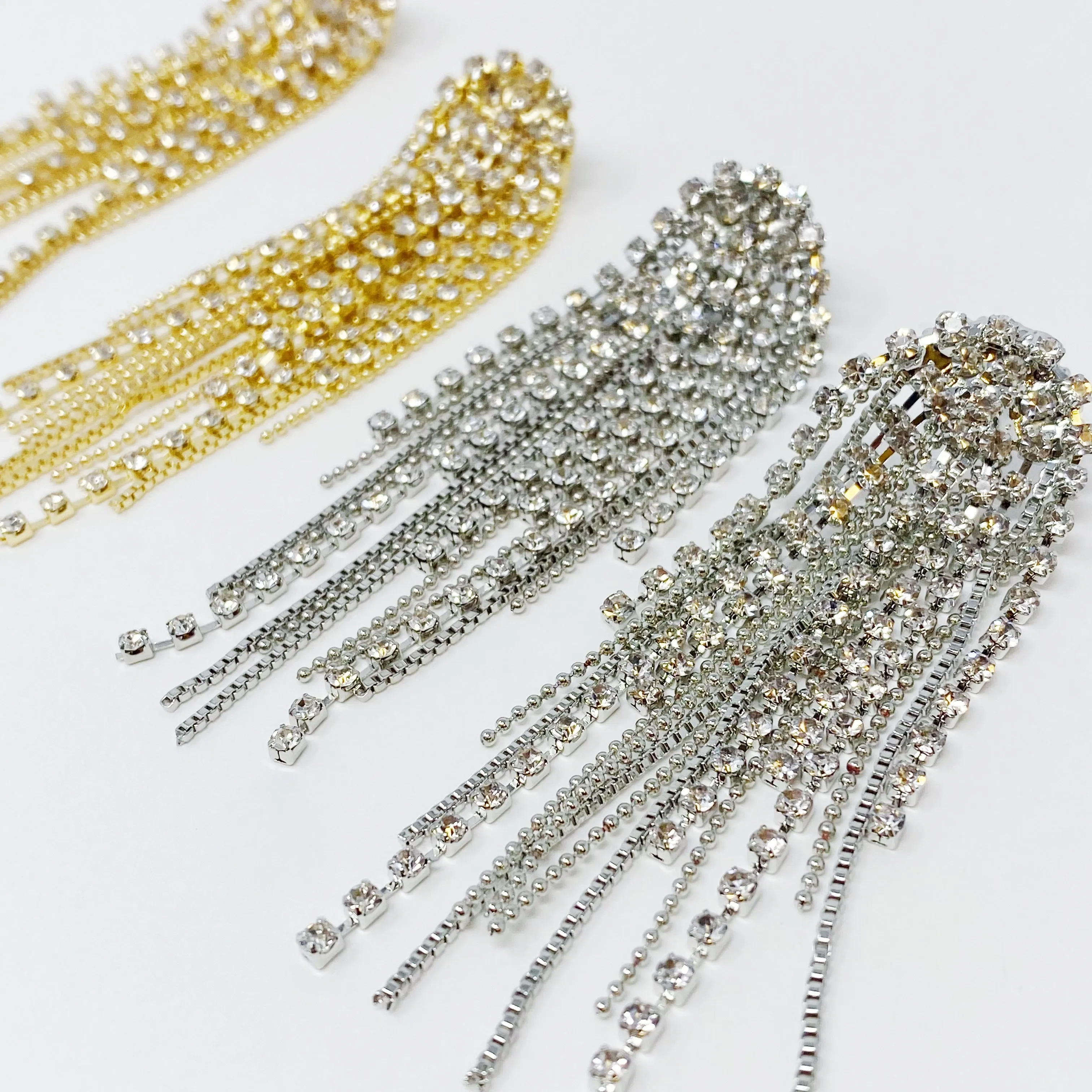 Chain And Shine Fringe Earrings