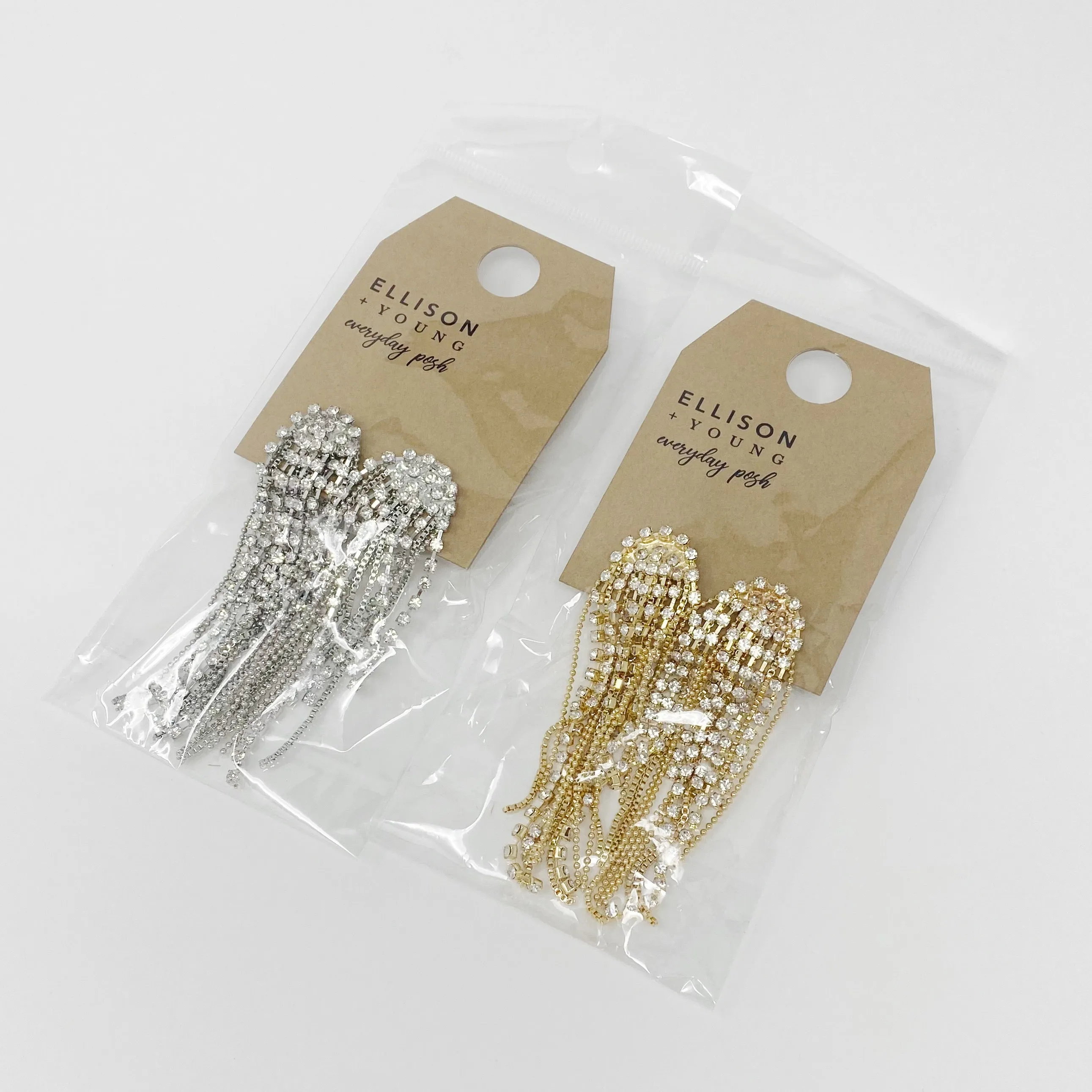 Chain And Shine Fringe Earrings