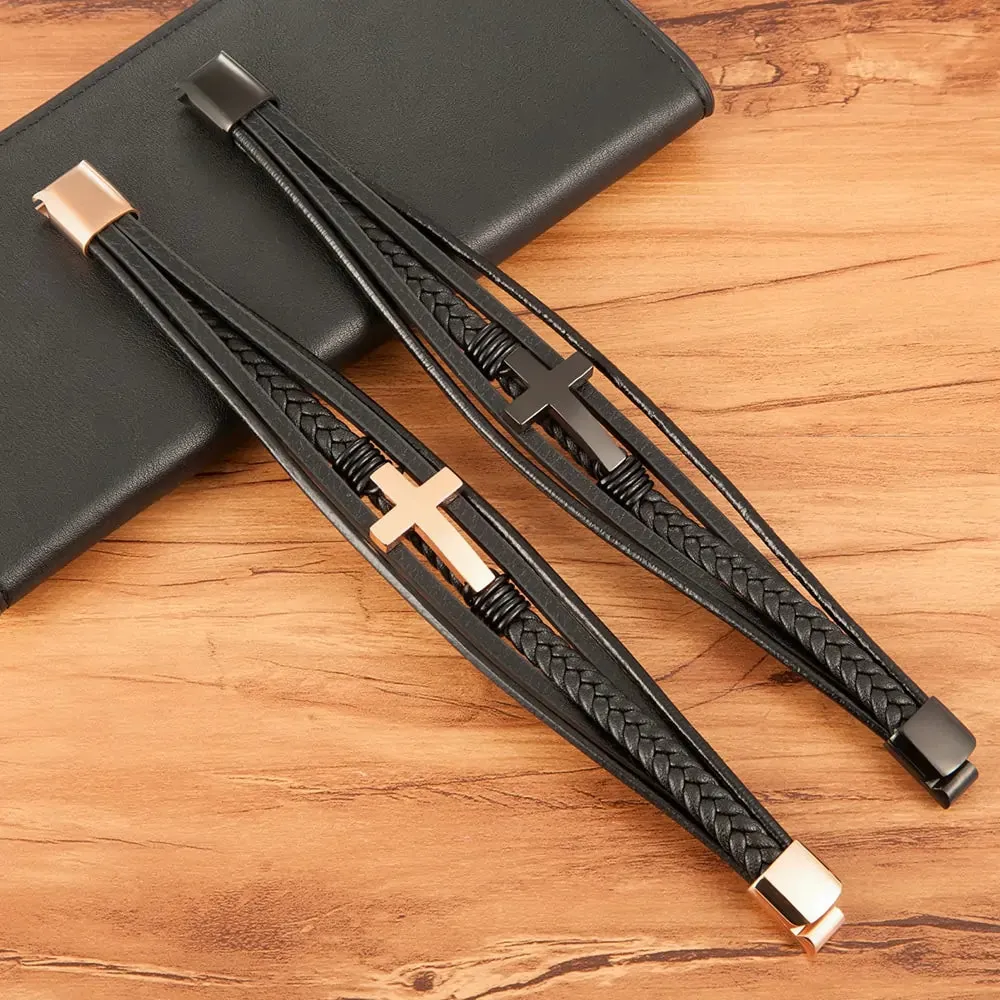 Clasp Stitching Men's Bracelet
