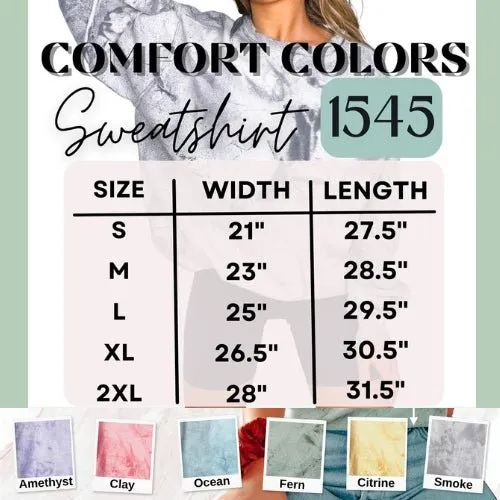 Coastal Charm ColorBlast Crew Sweatshirt