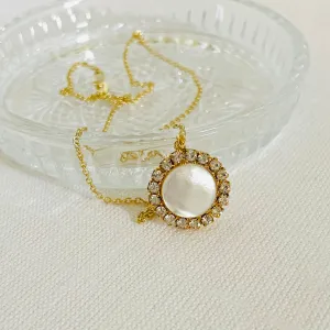 Crystal & Mother of Pearl Necklace
