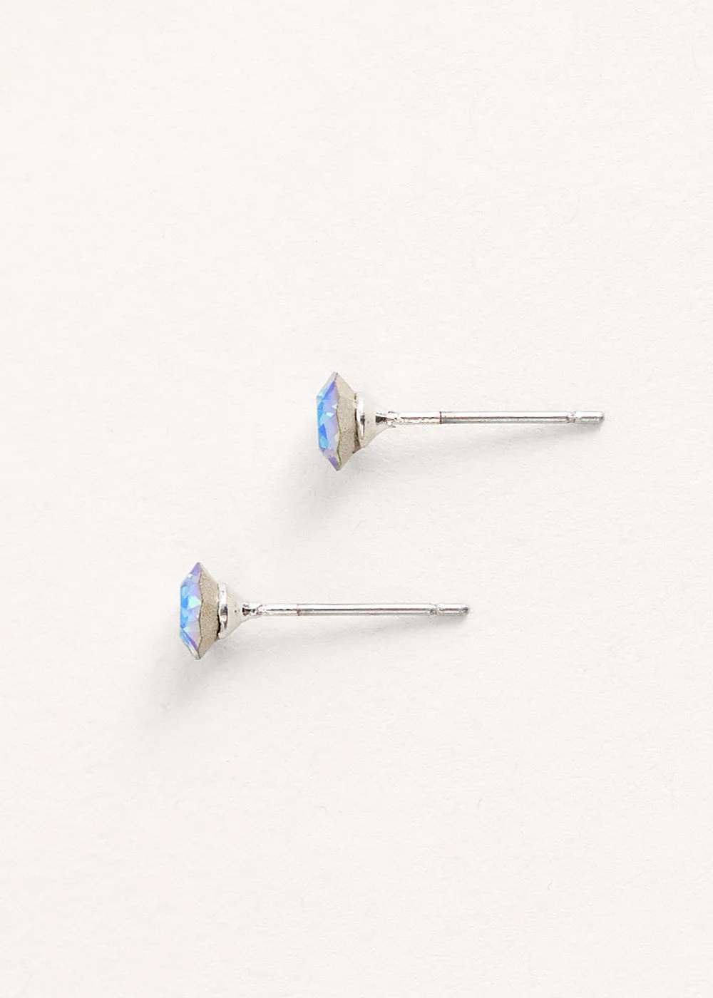 ELSIE CRYSTAL STUD EARRINGS - PEACOCK