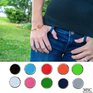 Enamel Cuff Bracelet
