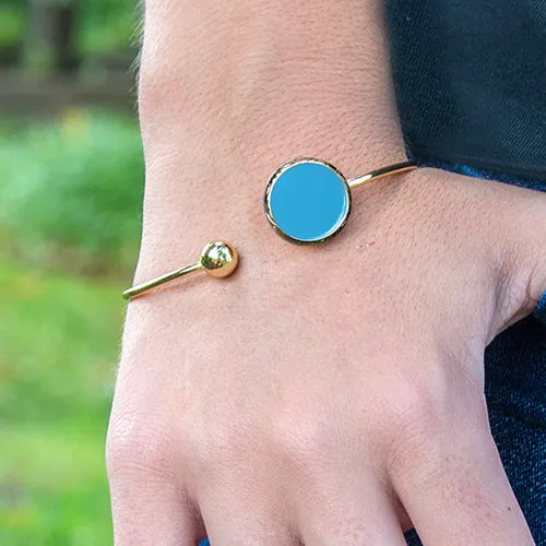 Enamel Cuff Bracelet