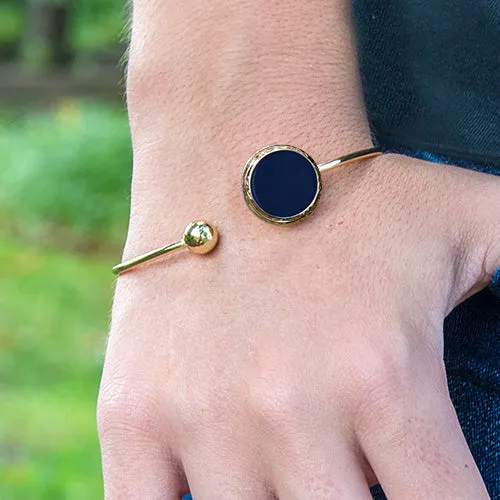 Enamel Cuff Bracelet