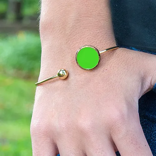 Enamel Cuff Bracelet