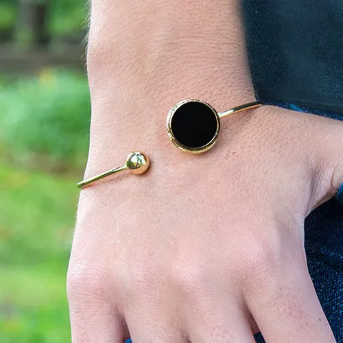 Enamel Cuff Bracelet