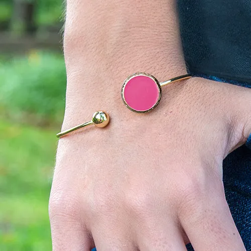Enamel Cuff Bracelet