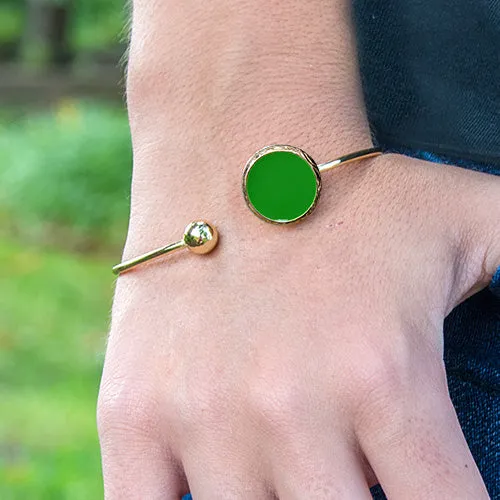 Enamel Cuff Bracelet