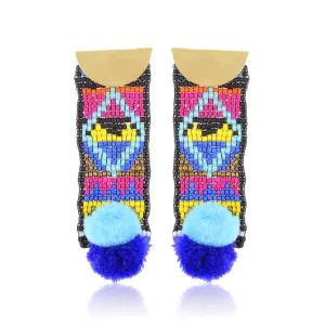 Enya earrings - Blues