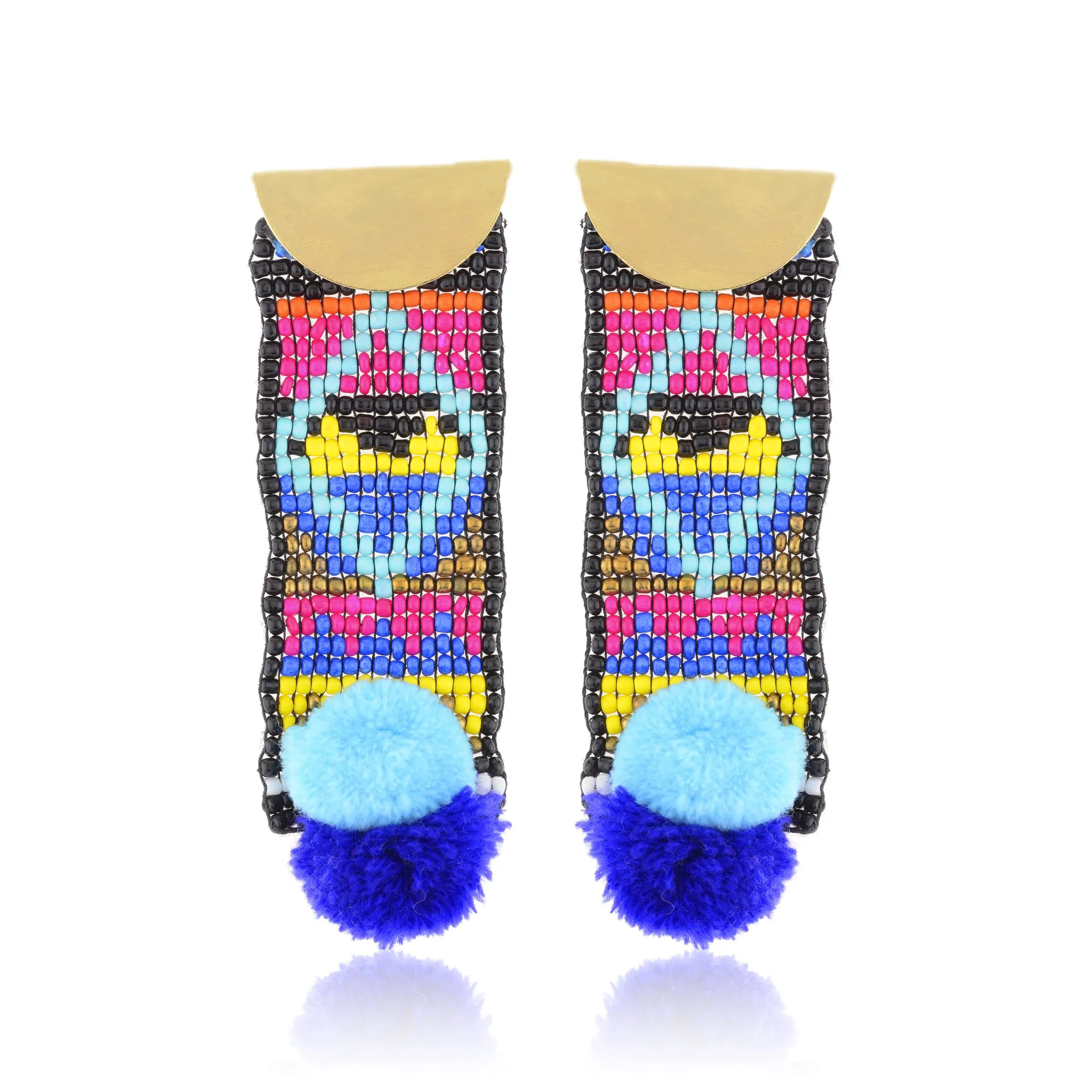 Enya earrings - Blues