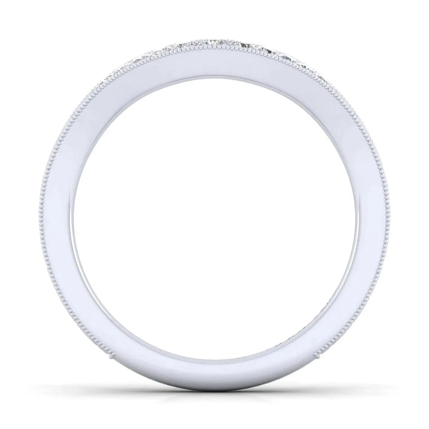 Gabriel & Co. "Lexington" Diamond Curved Wedding Band