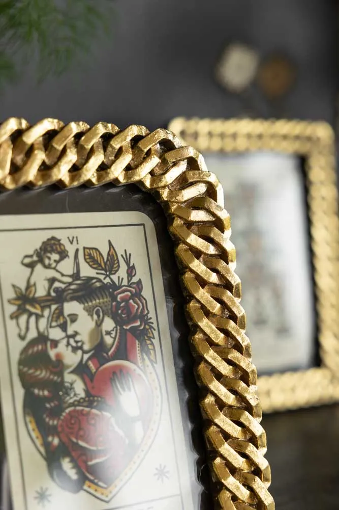 Gold Chain Photo Frame