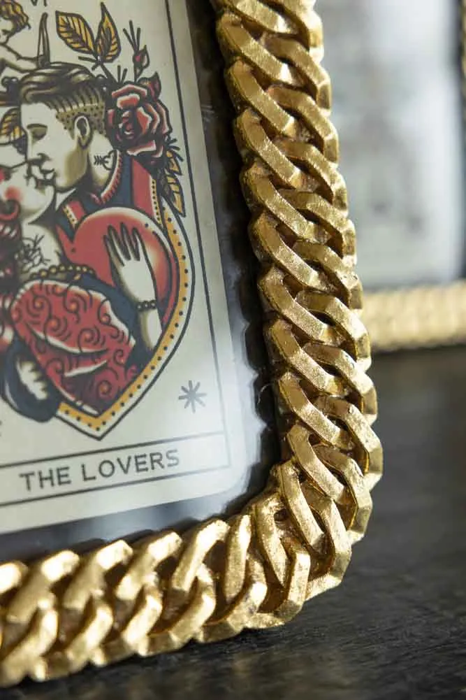 Gold Chain Photo Frame