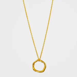 Gold or Silver Eternal Driftwood Pendant Necklace | By Lunar James