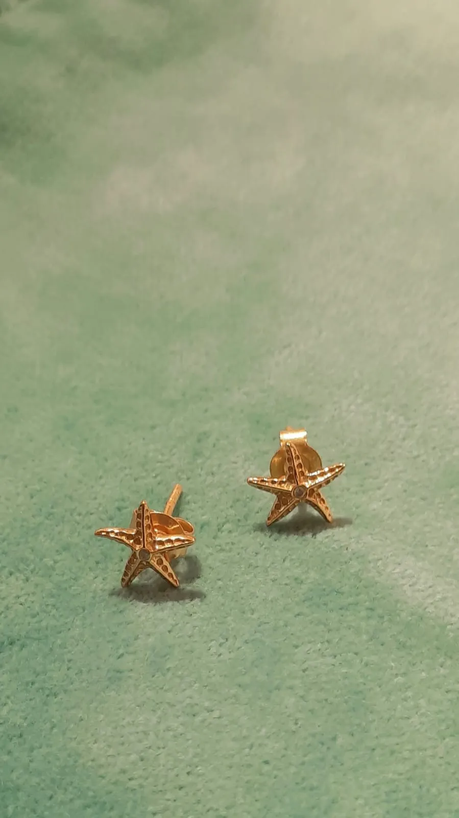 Gold Vermeil Starfish Studs