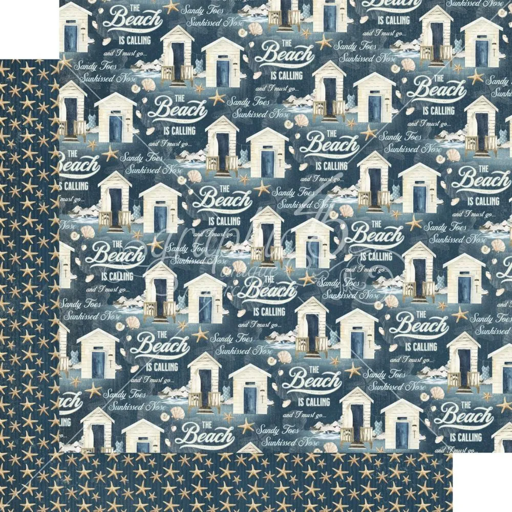 Graphic 45 Collection Pack 8"x 8" - The Beach Is Calling