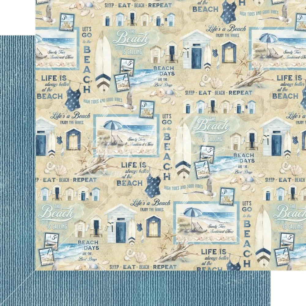 Graphic 45 Collection Pack 8"x 8" - The Beach Is Calling
