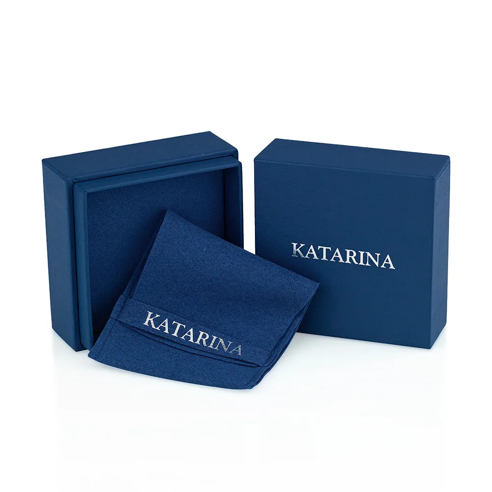 KATARINA Diamond "Palm Tree" Earrings (1/6 cttw)