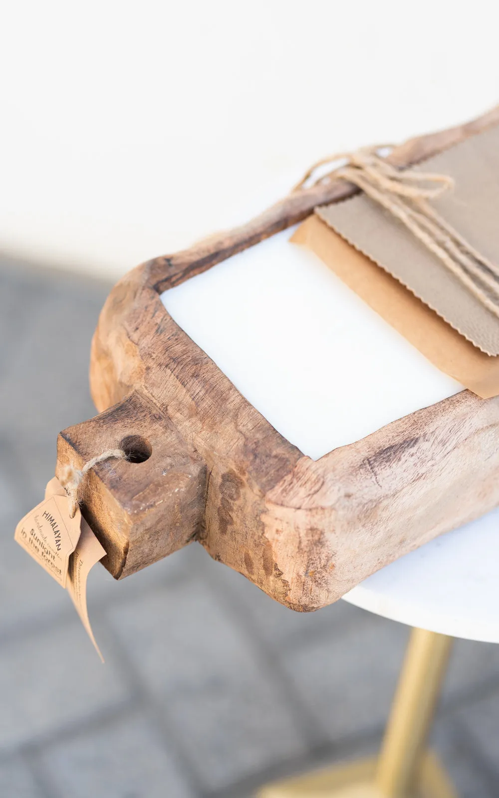 Large Tobacco Bark Driftwood Tray