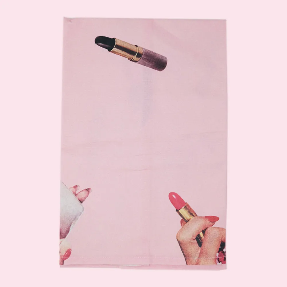 Lip Service  Tea Towel | Julia Walck x Daily Disco