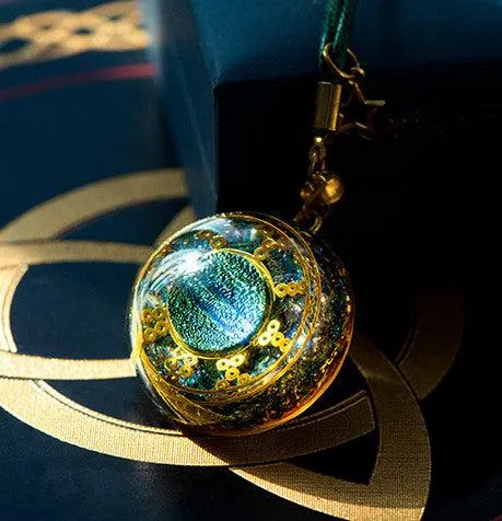 Necklace Lucky Stone Pendant Reiki Gather Wealth