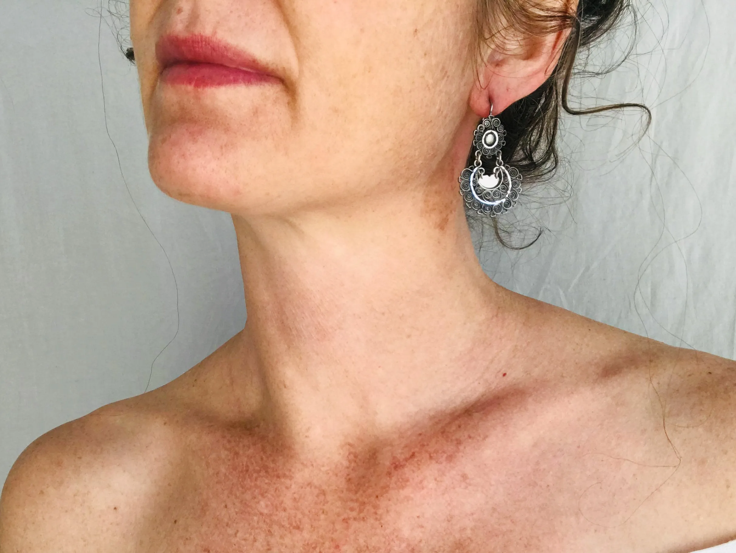 Oaxacan Filigree Earrings. Sterling Silver. Mexico. Frida Kahlo