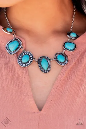 Open Door Jewelry - Albuquerque Artisan - Blue Necklace - Paparazzi Accessories