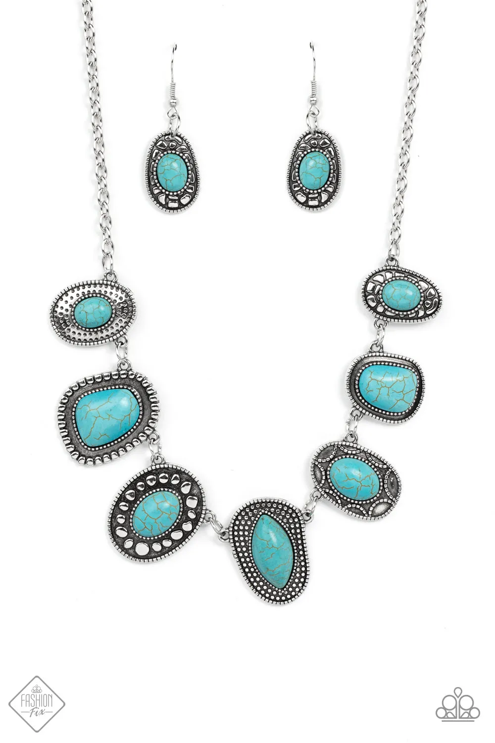 Open Door Jewelry - Albuquerque Artisan - Blue Necklace - Paparazzi Accessories