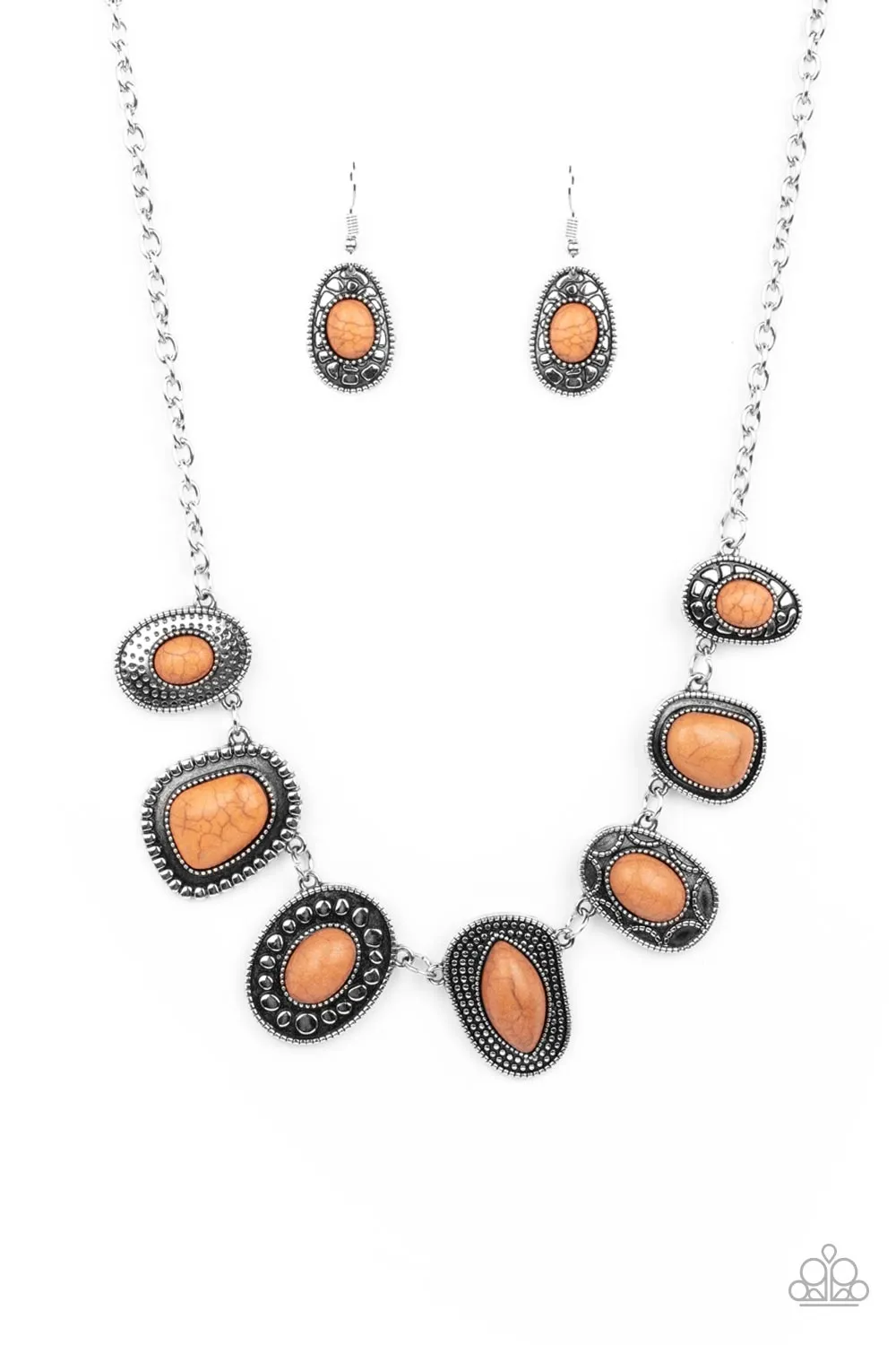 Open Door Jewelry - Albuquerque Artisan - Brown Necklace - Paparazzi Accessories