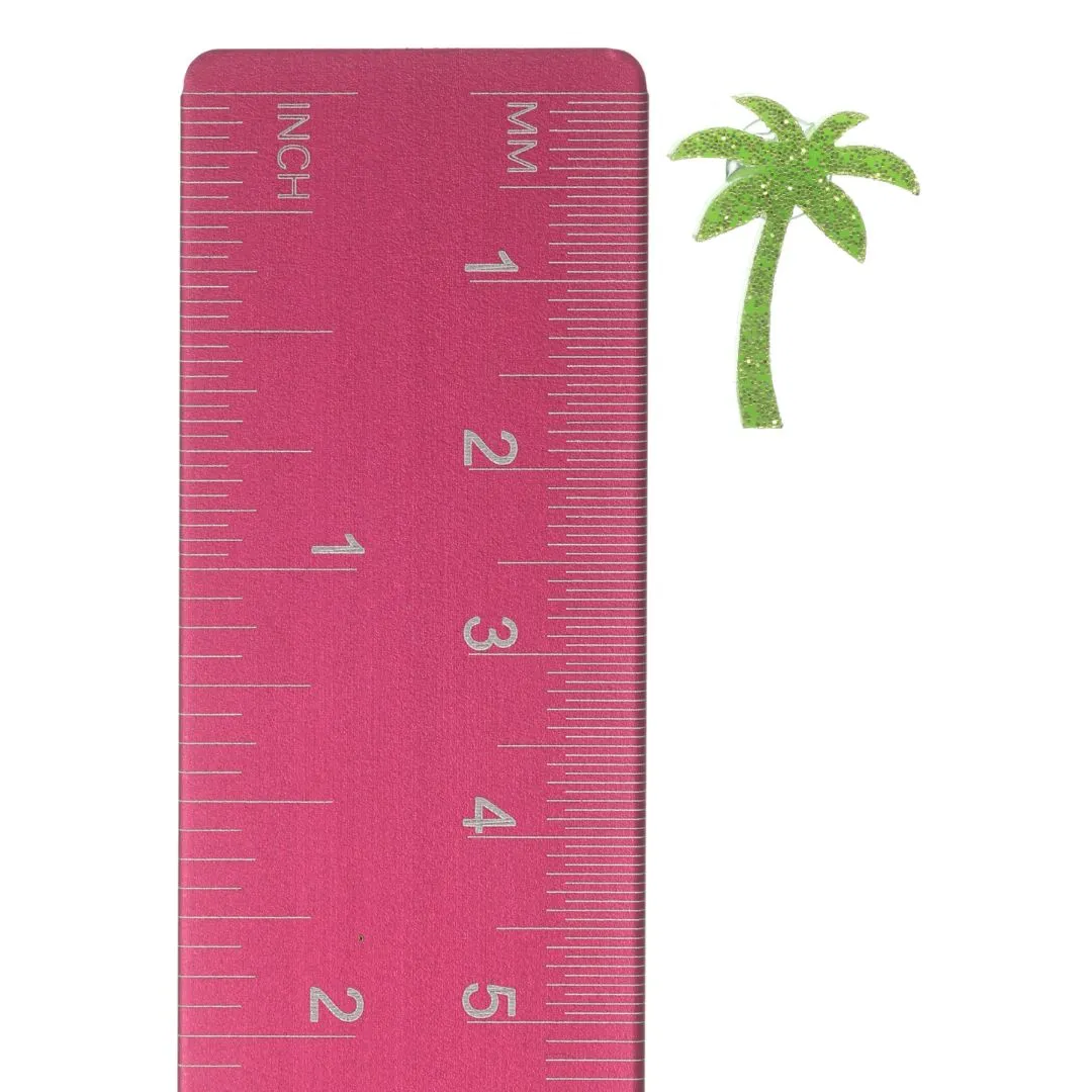 Palm Tree Studs Hypoallergenic Earrings for Sensitive Ears Made with Plastic Posts